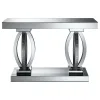 CoasterElevations 722519 Amalia - Mirrored Acrylic Entryway Sofa Console Table - Silver
