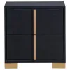 Coaster Fine Furniture 222831F-S4 Marceline - 4 Piece Full Bedroom Set - Black