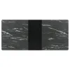 CoasterEssence 121251 Crestmont - Extension Dining Table Faux Marble - Black
