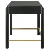 Coaster Fine Furniture 224337 Arini - 2-Drawer Vanity Desk Makeup Table - Black