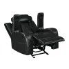 New Classic U1769V-13-BLK Orion II - Glider Recliner - Black