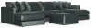 Jackson Furniture Industries 2245/75/31/76/12-35 Jackson Furniture Industries 2245/75/31/76/12-35 Remington - 4 Piece Modular Double Chaise Sectional And 1 Included Cocktail Ottoman - Pine