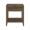 Liberty Furniture 936-BR62 Shaker Lakes - Open Nightstand With Charging Station - Harvest Brown