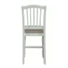 Liberty Furniture 334-B150224 Cumberland Creek - Slat Back Counter Chair - White