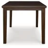 Ashley Furniture D596-32 Ashley Furniture D596-32 Haddigan - Dining Room Counter Height Butterfly Extension Table - Dark Brown