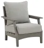 Ashley Furniture P802-820 Visola - Lounge Chair w/Cushion (Set of 2) - Gray