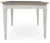 Ashley Furniture D394-25 Skempton - RECT DRM Table w/Storage - White