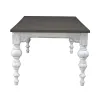 Liberty Furniture 237-T4290 River Place - Rectangular Leg Table - Riverstone White & Tobacco