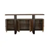 CoasterElevations 110185 Ditman - 4 Door Solid Wood Sideboard Buffet - Gray Sheesham