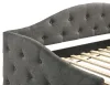 CoasterEveryday 300638 Sadie - Upholstered Twin Daybed With Trundle - Gray