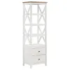 Coaster Fine Furniture 708253-SET Hollis - 3 Piece TV Stand Entertainment Center - White