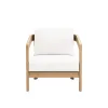 New Classic G5511-21-WHT Wesley - Patio Club Chair With Cushion - White