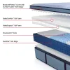 Sealy 53199431/53199431 Sealy 53199431/53199431 Posturepedic Plus - Paterson II Euro Pillow Top Soft Mattress - Split King