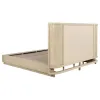 Coaster Fine Furniture 225041KE Kailani - Eastern King Wingback Bed - Beige Oak