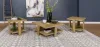 Coaster Fine Furniture 707718-S3 Dawn - 3 Piece Round Coffee And End Table Set - Mango Brown