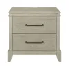 Liberty Furniture 694-BR61 New Haven - Nightstand With Charging Station - Sanctuary White
