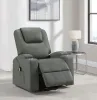 Coaster Fine Furniture 609478P Armstrong - Upholstered Power Lift Massage Recliner - Gray