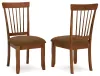 Ashley Furniture D199-01 Berringer - Dining UPH Side Chair (Set of 2) - Rustic Brown