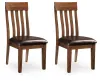 Ashley Furniture D594-01 Ralene - Dining UPH Side Chair (Set of 2) - Medium Brown