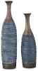 Ashley Furniture A2000388 Blayze - Vase Set (Set of 2) - Antique Gray / Brown