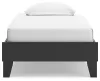 Ashley Furniture EB1865-111 Ashley Furniture EB1865-111 Socalle - Twin Platform Bed - Black