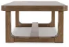 Ashley Furniture T974-1 Cabalynn - Rectangular Cocktail Table - Light Brown