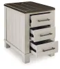 Ashley Furniture T796-7 Darborn - Chair Side End Table - Gray / Brown