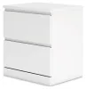 Ashley Furniture EB9630-292 Onita - Two Drawer Night Stand - White