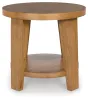 Ashley Furniture T674-6 Kristiland - Round End Table - Light Brown