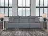 Ashley Furniture 65906S1 Ashley Furniture 65906S1 Modmax II - 3-Piece Power Reclining Sectional - Salt And Pepper