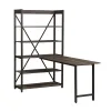 Liberty Furniture 686-HO-DSK Tanners Creek - 2 Piece Home Office Set (Desk And Bookcase) - Graystone