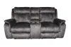 New Classic U456-25-SGY New Classic U456-25-SGY Park City - Console Loveseat With Dual Recliners - Slate