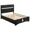 CoasterEveryday 206361F-S5 Miranda - 5 Piece Full Storage Bedroom Set - Black