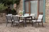 Furniture of America CM-OT2141T-TABLE Alycia - Patio Table - White / Gray