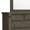 Samuel Lawrence Furniture S958-030 Lawson's Creek - Dresser Mirror - Dark Brown