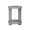 Liberty Furniture 754-OT1021 Liberty Furniture 754-OT1021 Harlow - Chairside Table - Sandstone & Satin Nickel
