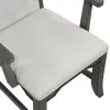 New Classic D1605-25 Lisbon - Dining Arm Chair (Set of 2) - Gray