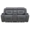 Liberty Furniture 7019BG-22P Chapman - Loveseat With Console P2 & ZG - Aline Blue Gray