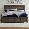 Liberty Furniture 104G-BR-KSB Liberty Furniture 104G-BR-KSB Twin Lakes - King Storage Bed - Gray