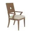 Riverside Furniture 73958 Riverside Furniture 73958 Cascade - Upholstered Wood Back Arm Chair (Set of 2) - Casual Mink