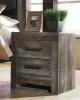 Ashley Furniture B440-92 Wynnlow - Two Drawer Night Stand - Gray