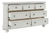 Ashley Furniture B742-31 Robbinsdale - Dresser - 7 Drawers - Antique White