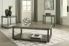 Ashley Furniture T393-13 Wilmaden - Occasional Table Set (Set of 3) - Gray / Black