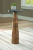 Ashley Furniture A4000633 Quinndon - Accent Table - Brown / Black