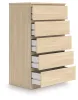 Ashley Furniture EB9632-245 Ashley Furniture EB9632-245 Onita - Five Drawer Chest - Natural