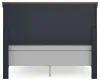 Ashley Furniture B414B10 Landocken - Queen Panel Bed - Brown / Blue