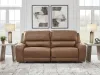 Ashley Furniture PCU6260647 DeepWakes - 2 Seat Power Reclining Sofa Adjustable Headrest - Caramel