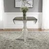 Liberty Furniture 244-CD-O3DLS Liberty Furniture 244-CD-O3DLS Magnolia Manor - 3 Piece Drop Leaf Table Set - Antique White