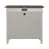 Liberty Furniture 457-BR62 Ivy Hollow - 3 Drawer Bedside Chest With Charging Station - Weathered Linen / Dusty Taupe