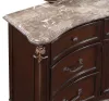 New Classic B532-050 Constantine - Dresser With Marble Top - Cherry